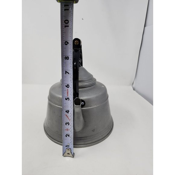 Vintage Unmarked Aluminum Tea Pot/Kettle With Wooden Handle‎ - Picture 10 of 10